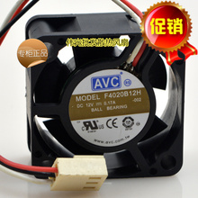 AVC F4020B12L 12 В 0.10A 4 см 4020 3-проводной шарикоподшипник, серверный охлаждающий вентилятор 40x40x20 мм 2024 - купить недорого