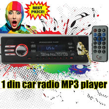 Rádio automotivo 12v, reprodutor de áudio estéreo para automóveis, mp3, fm, usb, cartão sd, 1 din com controle remoto, carregador 5v dash 2024 - compre barato