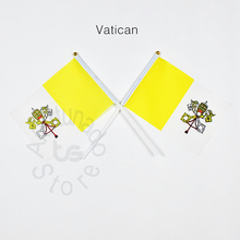 The Vatican 14*21cm  flag Banner  hand waving National flag Home Decoration flag banner 2024 - buy cheap