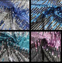 150cm*100cm Colored sequins fabric / sequin fabric / flash chip dedicated wedding stage background performance fabric wholesale 2024 - buy cheap