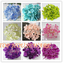 21Colors 100PCS 15CM artificial hydrangea flower head diy wedding wall arch  bouquet background wreath garland home decoration 2024 - buy cheap