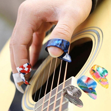 4pcs Thumb Finger Guitar Picks Guitar Plectrums Sheath For Acoustic Electric Bass Guitar Random Color 2024 - buy cheap