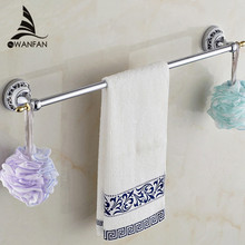 Towel Bars Singer 60cm Chrome Matel Towel Shelf Hanger Holder Wall Mounted Luxury Ceramic Bathroom Accessories Towel Rack ST-671 2024 - buy cheap