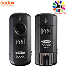 Godox FC-16 2.4G Wireless Remote Flash Trigger 16 Channels for Pentax K-1 K-3 K-3II K5 K-5 IIs K-30 K-50 K20D K100D K110D cs-205 2024 - buy cheap