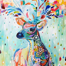 GLymg Diamond Embroidery Handicrafts 5D Diy Rhinestones Embroidery Painting Mosaic Picture Cartoon Deer Wall Arts Decor 2024 - buy cheap