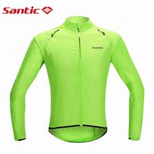 Водонепроницаемая веломайка Santic, дождевик, одежда для велоспорта, ветрозащитная ветровка, велосипедная одежда, велосипедная куртка для горных велосипедов, велосипедный дождевик 2024 - купить недорого