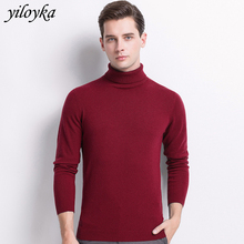 Suéter de cuello alto de cachemir cálido ropa de Hombre para Otoño Invierno Jersey de Hombre jerseys de punto para hombres 2024 - compra barato