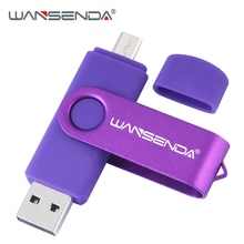 New WANSENDA OTG USB flash drive 64gb usb stick Pen Drive 8gb 16gb 32gb 128gb for Android /Tablet /PC Usb Memory Stick Pendrive 2024 - buy cheap