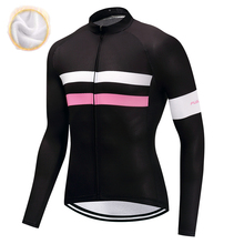 FUALRNY 2018 Men Pro Team Cycling Clothing Winter Cycling Jersey Long Sleeve Thermal Fleece Mountain Jersey Bicycle Clothing 2024 - buy cheap