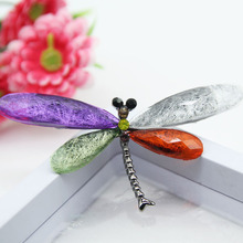 Multi-color Dragonfly Brooches for Women Rainbow Color Summer Style Brooch Pin Resin Material Good Gift broche 2024 - buy cheap
