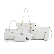 6 Pcs/set Composite Bags Women Shoulder Crossbody Bags for women 2021 Luxury Handbag  Purse Clutch Wallet sac a main bolso mujer 2024 - buy cheap