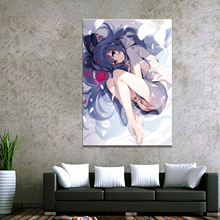 Tela de decoração caseira sensual anime touhou, 1 peça, posteres e impressões, pintura de arte, decoração de casa, imagens de parede, quarto 2024 - compre barato