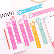32 pcs/lot Magnet Unicorn Pig Ruler Cute 15cm Bendable Measuring Straight Rulers Drawing Tool Stationery gift school supplies 2024 - buy cheap