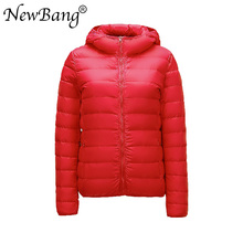 NewBang Brand 6XL 7XL 8XL Large Size Womens Down Jacket Ultra Light Down Jacket Women Winter Windproof Feather Coats 2024 - buy cheap