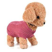 S/M/L Pet Dog Cat Knitted Jumper Winter Warm Sweater Puppy Coat Jacket Clothes Costume 23% #01 2024 - buy cheap