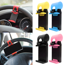 Universal Hands Free Mobile Phone Holder Mount Clip Buckle Socket On Car Bicycle Steering Wheel For Phone GPS vehicle electronic 2024 - buy cheap