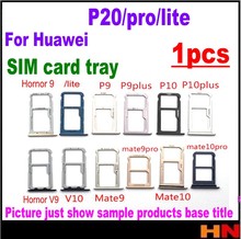 1pcs SIM Card Tray Micro SD Card Holder Slot Adapter Parts For Huawei P20 P20pro pro lite Twilight 2024 - buy cheap