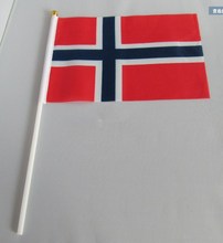 14*21 cm noruega mão sinal acenando bandeira pequena bandeira bandeiras 2024 - compre barato