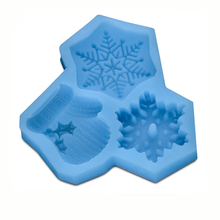 Snowflake Shape Instant Fondant Silicone Lace Mold Cake Mold Baking Tools Cake Decorating Tools D330 2024 - buy cheap