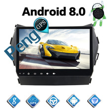 2 Din Android 8,0 Автомобильный CD DVD-плеер 8 ядер GPS-навигация для Hyundai Santa Fe IX45 2013 2014 2015 2016 2024 - купить недорого