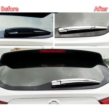 For Nissan Qashqai J11 2016 2017 2018 2019 Rear Glass Tail Window Frame Rain Wiper Nozzle Cover Sticker Trim Auto Parts 3Pcs 2024 - buy cheap