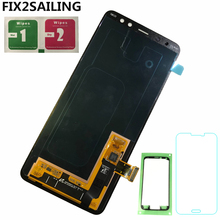 For Samsung Galaxy A8 2018 LCD A530 A530F A530DS A530N LCD Display Super AMOLED 100% Tested Working Touch Screen Assembly 5.6 2024 - buy cheap