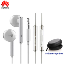 Металлические наушники-вкладыши Huawei AM116 с микрофоном и регулировкой громкости для смартфонов Samsung, Xiaomi, Huawei 2024 - купить недорого