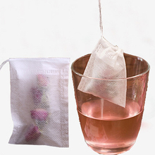 100Pcs/Lot Disposable Tea Bag Non-Woven Lace Ribbon Sealing Filter Vanilla Pine Tea Herbal Soup Biodegradable Household Products 2024 - buy cheap
