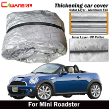 Cawanerl For Mini Roadster 2012-2015 Waterproof Car Cover Inner Cotton Outdoor Sun Shield Rain Snow Hail Protect Cover 2024 - buy cheap