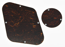 KAISH-placa del interruptor de Control trasero, cubierta de cavidad compatible con Gibson USA LP, tortuga roja y negra, LP 2024 - compra barato