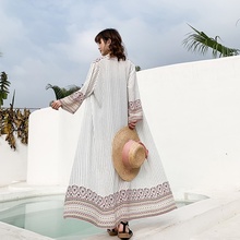 Kimono Cardigan Womens Tops And Blouses Beach Sunnscreen Boho Chic Mexican Women Tops Summer 2019 Long Shirt Female White DD2196 2024 - buy cheap