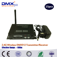 DHL Free Shipping  2.4g dmx controller wireless transmitter & receiver 2024 - buy cheap