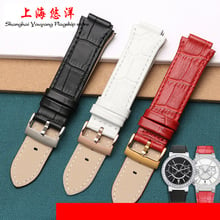 genuine leather watchbands for 5027127 5027131 5096008 ladies fashion watch strap with silver pin buckle black pin buckle 14mm 2024 - buy cheap