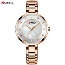 Curren Women Watches Luxury Wrist watch relogio feminino Clock for Women Steel Lady Rose Gold Quartz Crystal Rhinestone Watch 2024 - buy cheap