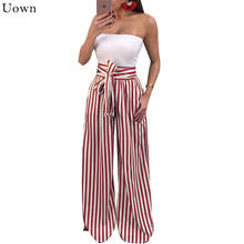 High Waisted Wide Leg Pants Women Trousers 2017 Autumn Elegant Black Casual Striped Bow Tie Drawstring Loose Palazzo Pants 2024 - buy cheap