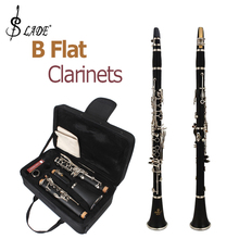Slade LADE Latest European Designed Black Student Band B Flat Clarinets + 10 Reeds 2024 - buy cheap