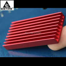 5 Pieces/lot Gdstime 60x30x8mm Red Anodized Heatsink For BTC USB ASIC Bitfury Radiator 2024 - buy cheap