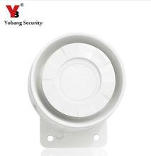 Yobang Security Alarm Siren Horn for Security System White Color 110dB 12V Home Office Protecting Sensors Alarm Wired Siren 2024 - buy cheap