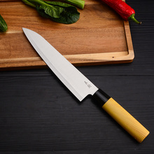 Cuchillos de cocina de estilo japonés, Cuchillo de cocina alargado para cortar pescado, Sushi, salmón, Sashimi 2024 - compra barato