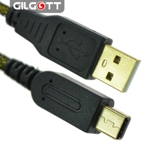 Cable de carga de sincronización chapado en oro para Nintendo, Cable de alimentación USB de carga de 1,5 M 24K para Nintendo 2DS NEW 3DS XL LL 2024 - compra barato