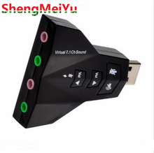Microphone MIC Headset 7.1 Ch 3D Audio Card Converter Double Sound Card Virtual 7.1 Channel USB 2.0 Audio Adapter Dual 2024 - buy cheap