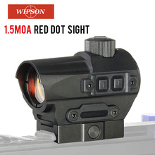 WIPSON Hunting Red Dot Sight 1.5 MOA Mini Red Dot With 20mm Riser Mount Rifle Scope Hunting Optik For Air Rifle Optics 2024 - buy cheap