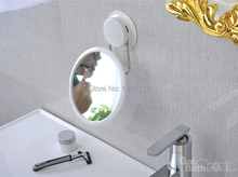 Drill free rotation dreeing mirror ABS and stainless steel white magnify bathroom make up mirror 2024 - buy cheap