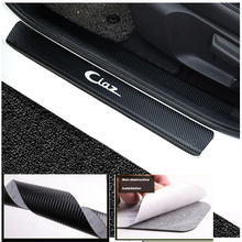 Car Accessories Car Door Sills For Suzuki Ciaz Door Sill Scuff Plate Carbon Fiber Pu leather 4Pcs 2024 - buy cheap