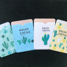 1 Herramienta de protección de tarjeta de doble capa de animales de Cactus, material de oficina escolar, bolsa de papelería para estudiantes, regalo para niños 2024 - compra barato