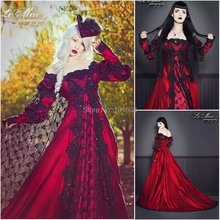 2017 new Victorian Corset Gothic/Civil War Southern Belle Ball Gown Dress Halloween dresses US 4-16 R-058 2024 - buy cheap