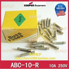 [SA]United States BUSSMANN Fuses BK / AGC-10-R 10A 250V 6.4 * 31.7mm Fuse--50pcs/lot 2024 - buy cheap