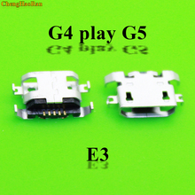 Chenghaoran conector micro usb 10-50 peças, dock de carregamento para motorola moto g5 g4 play xt1625 e4 2024 - compre barato