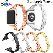 New mode pour femme Bracelet pour For iWatch 38mm 42mm 44mm Bracelet Aluminium Alloy For Apple Smart Watch Band Strap Wristband 2024 - buy cheap