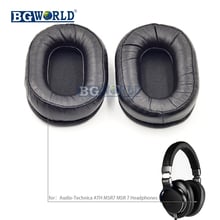 BGWORLD Ear pads earpads foam sponge Genuine Leather cushion for Audio-Technica ATH MSR7 MSR 7 Headphones headset 2024 - buy cheap